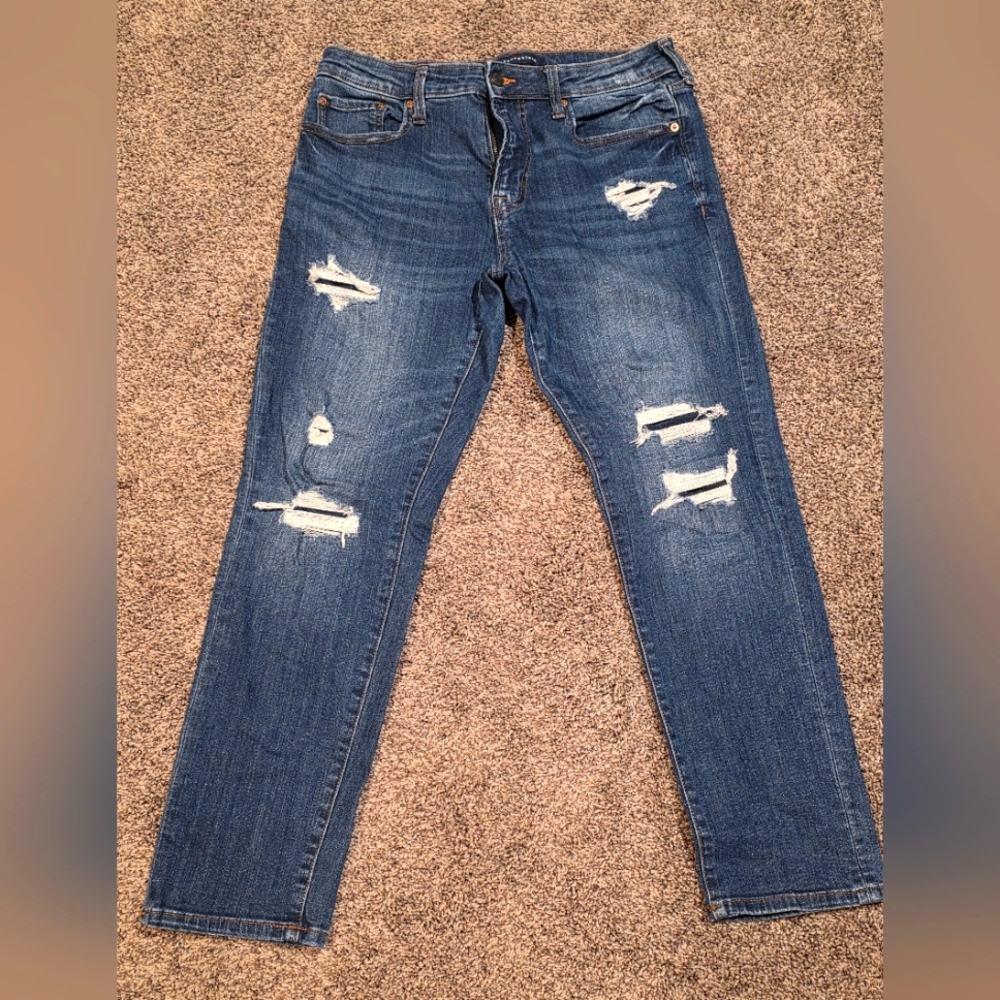 AERO-Mens Jeans- Slim Fit- Darkwash- Size 32/30 - Picture 2 of 6